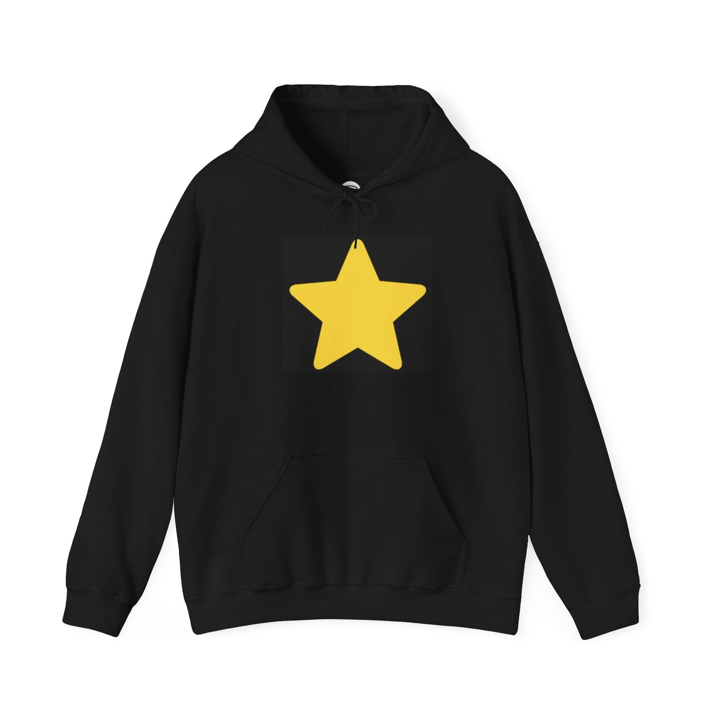 Yellow Star Pattern Heavy Blend Hoodie