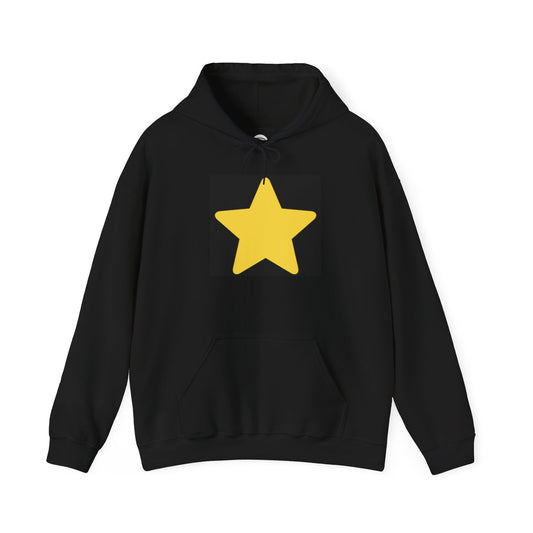 Yellow Star Pattern Heavy Blend Hoodie