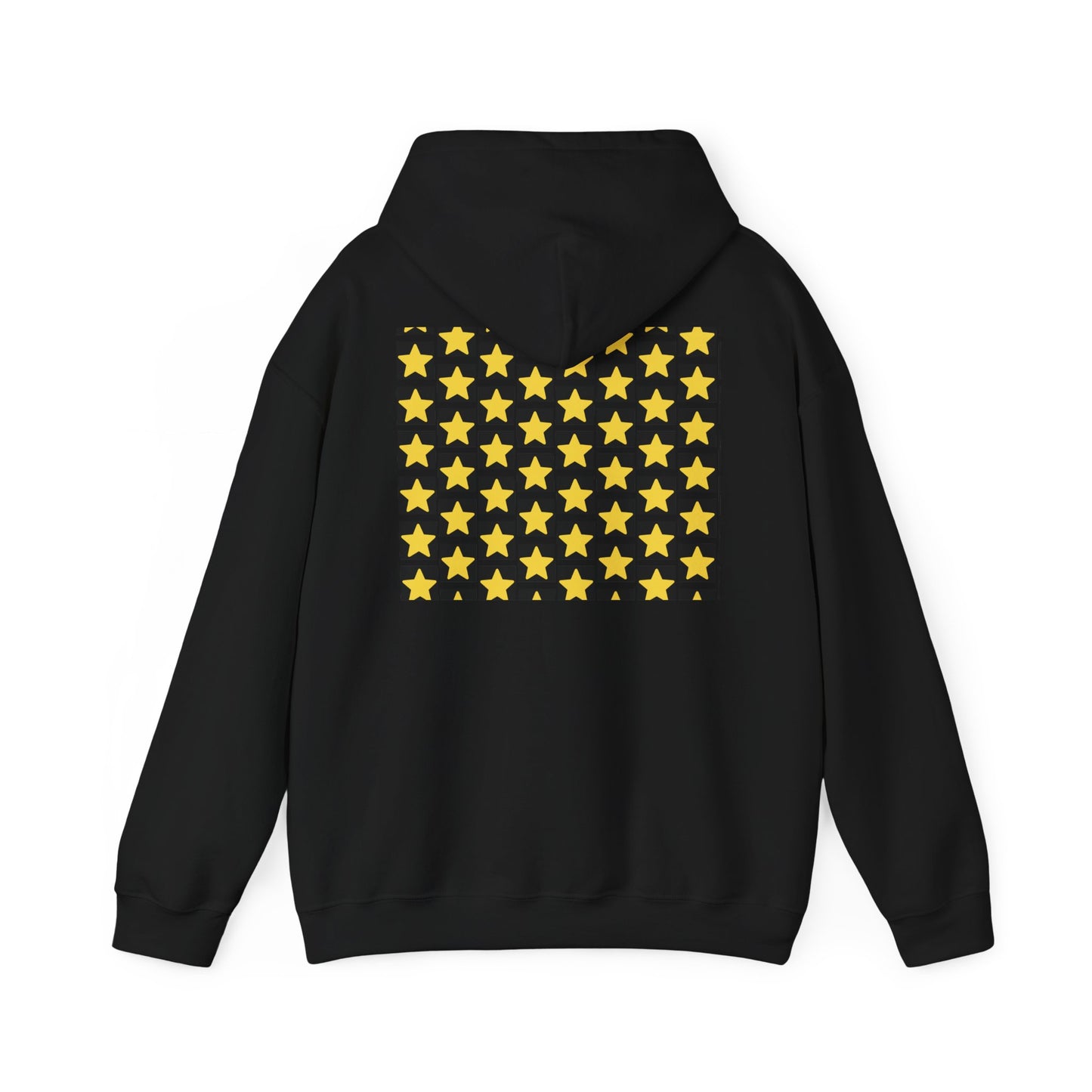 Yellow Star Pattern Heavy Blend Hoodie